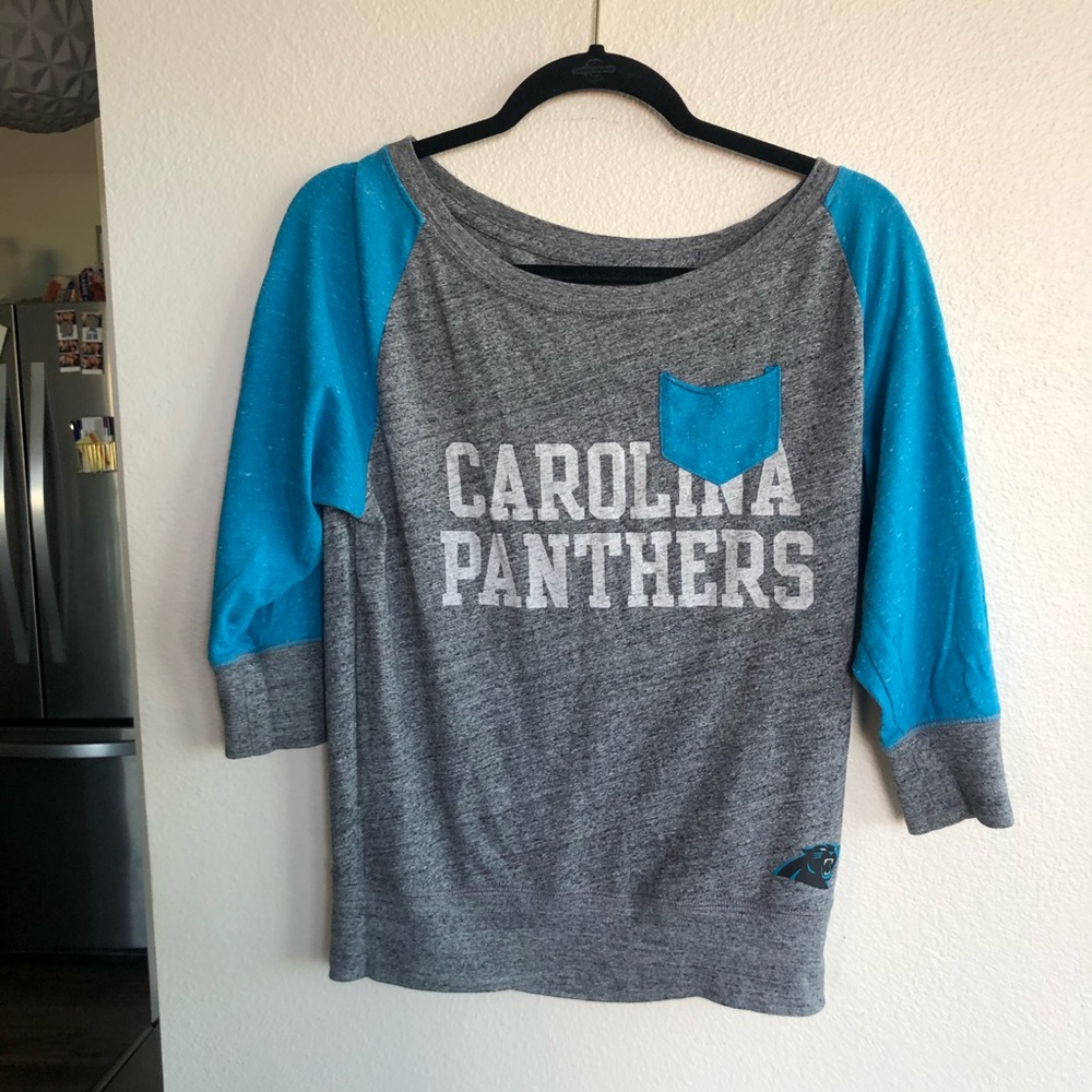 Nike Carolina Panthers 3/4 Sleeve Tee